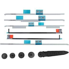 Willhom Replacement for iMac 21.5" A1418 LCD Display Adhesive Strips Tape + Opening Wheel Handle LCD Screen Removal Tools Kit (076-1437 076-1416, 076-1422) (Late 2012-Retina 4K Late 2015) in Kuwait