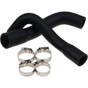 Fuel Filler Hose & Fuel Vent Hose Set with 4 Clamps 52040079 52040081 17740.07 17741.05 Compatible with Jeep Wrangler YJ 87-95 20 Gallan Fuel Tank