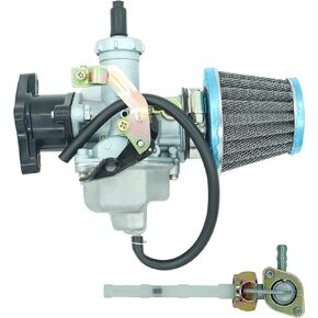 Carburetor For Honda ATC185 ATC185S ATC200 ATC200X ATC200S ATC200E 1980-1987, fit for Honda TRX250 TRX250EX Recon With Air Filter/Intake Manifold Boot/Fuel Petcock Assembly