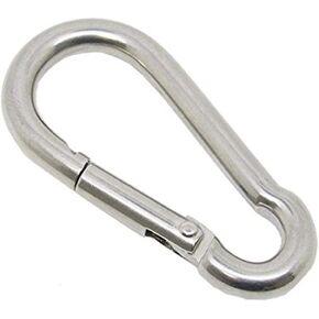 Scuba Choice Scuba Boat Marine Clip Stainless Steel Safety Spring Hook Carabiner, 2 3/8-Inch