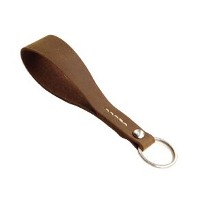 Hand stitched leather keychain key ring with lanyard with easy key personal gift for cell phone, camera, door key, car key