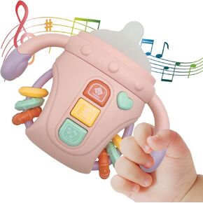 ZZSYYJK Baby Musical Toy Tummy Time, Light Up Infant Toys 18+ Month, Gifts for Boys Girls Baby Learning Development Toddler Toys (B-Blue) in Saudi Arabia