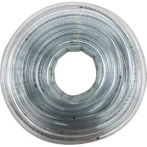 FibroPool 3/8 inch Clear PVC Hose Tubing - Food Grade Flexible Tube for Liquid Transfer, Fish Tanks and Water Connections - 100ft