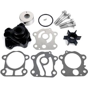 6H3-W0078-02-00 Water Pump Impeller Repair Kit for Yamaha Outboard 50 60 70 HP F50 T50 T60 C60 E60 P60 C70 Boat Motor Engine Parts Sierra 18-3465 18-3466 6H3-W0078-01-00 6H3-W0078-00-00