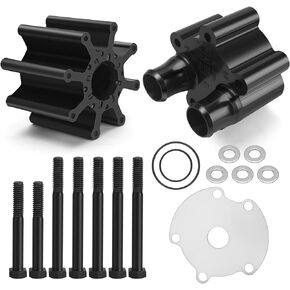 807151A14 Water Pump Impeller Kit for Mercruiser Alpha Bravo Engines, Replaces Mercury 46-807151A14, 46-807151A7, Sierra 18-3150, Quicksilver 807151A14, 807151A7