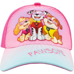 Paw Patrol Hat | Skye Girls Baseball Cap | Kids Summer Hat with Sun Visor | Pink One Size