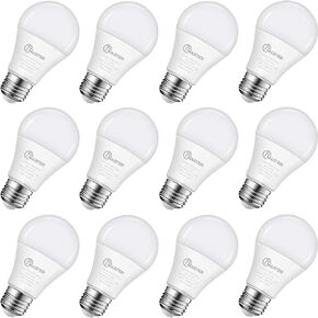 A19 LED Light Bulb, 100W Equivalent Light Bulbs, 15W 5000K Daylight, 1500 Lumens, Non-Dimmable LED Bulb, E26 Standard Base for Indoor and Outdoor, ETL Listed, 6-Pack