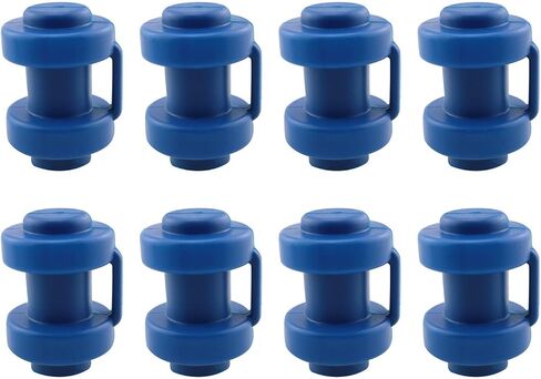 8pcs Trampoline Pole Caps Blue Plastic Trampoline Enclosure Pole Caps Trampoline Net Pole End Caps in Saudi Arabia