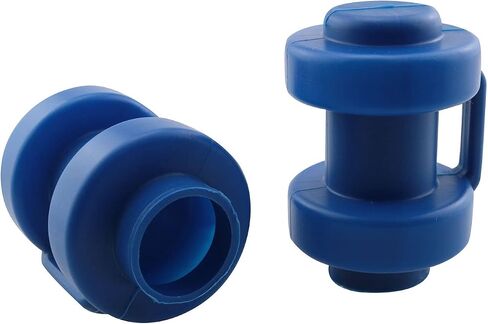 8pcs Trampoline Pole Caps Blue Plastic Trampoline Enclosure Pole Caps Trampoline Net Pole End Caps in Saudi Arabia