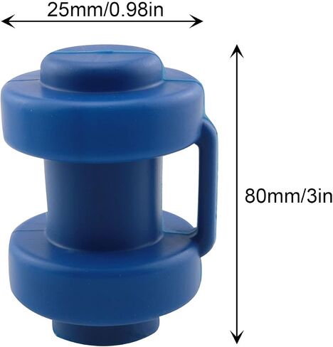 8pcs Trampoline Pole Caps Blue Plastic Trampoline Enclosure Pole Caps Trampoline Net Pole End Caps in Saudi Arabia