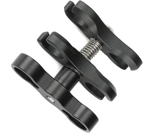 LIANQIAN Aluminum Alloy Clamp, Ball Joint Bracket Arm, Two Section Holder, Diving Essential Accessory Light Combination Fixed Clamp (CP-5) in Kuwait