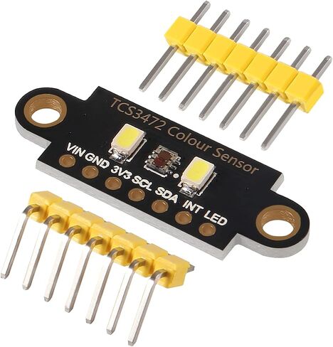 UMLIFE 3PCS RGB Color Sensor Module with IR Filter and White LED TCS34725 Color Recognition Sensor IIC RGB Development Board DIY Kit Electronic PCB Board for Arduino STM32 in Saudi Arabia