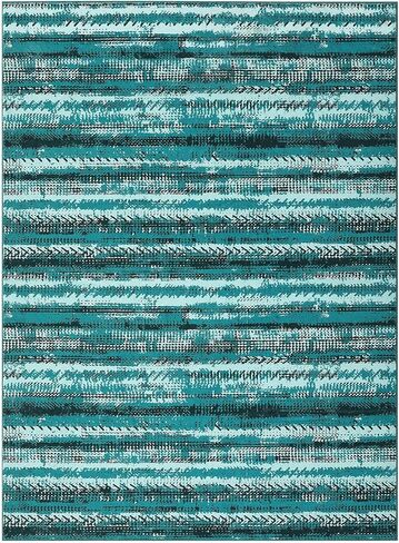 سجادة عداء المدخل الطويلة 2 × 6 سجادة عداء بوهو قابلة للغسل في الغسالة، سجادة عداء المطبخ، سجادة منطقة هندسية، غطاء أرضية مغربي، سجادة عداء للمدخل، غرفة المعيشة، غرفة النوم، المطبخ، أزرق in Kuwait