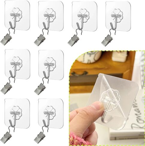 8 قطع من حامل وسادة التبول على الحائط لتدريب الكلاب على استخدام المرحاض في الأماكن المغلقة، حامل تبول الجراء مع خطاف ومشابك لاصقة قوية، حامل حائط لمنزل الكلاب من أي حجم لرفع أرجل الجراء in Kuwait