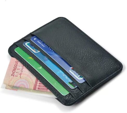 ChasMe 2 Pack/set Compact 7-Slot Credit Card Case Fashion Mini Purse PU Leather ID Card Driving License Organizer in Saudi Arabia
