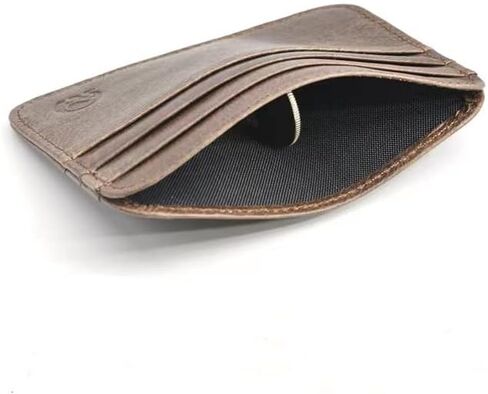 ChasMe 2 Pack/set Compact 7-Slot Credit Card Case Fashion Mini Purse PU Leather ID Card Driving License Organizer in Saudi Arabia