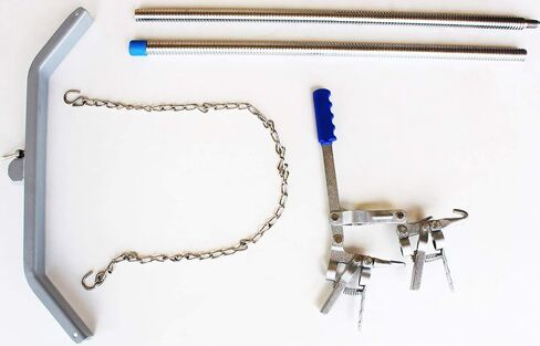 Veterinary Dual Ratchet Calf Puller Jack Cattle Birthing Extractor 98418 in Saudi Arabia