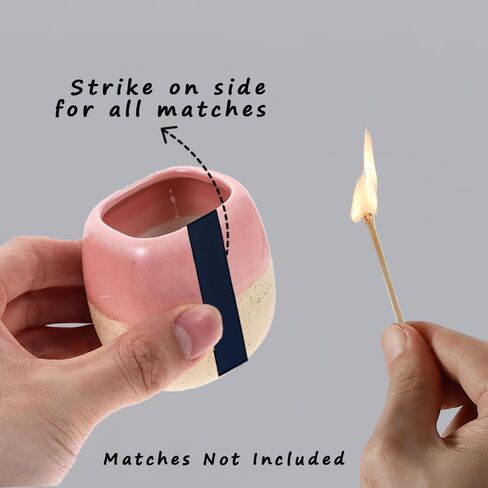 Match Holder with Striker - Essential Firestarter Kit for Outdoor Adventures - Durable and Compact Design (Pack of 3) in Saudi Arabia