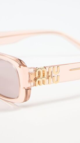 Miu Miu Women's MU 08ZS Rectangular Sunglasses in Saudi Arabia