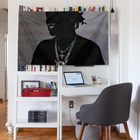Generic Hip Hop Music Style Album Banner American Rap Ken Singer Cars-on Tapestry 3x5 Feet Retro Aesthetic Wall Decoration Girl and Boy Adolescent Dormitory Decoration in Saudi Arabia