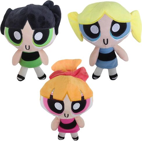 New 10 inch/25 cm Power Lovely Girl Plush Toys,Stuffed Toys Cartoon Character Plush Doll Gifts for Friends (Pink) in Saudi Arabia