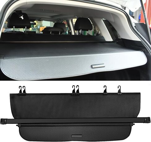 Cargo Cover for Honda CRV 2023 2024 with Extra Flaps Honda CRV Carbon Fiber Texture Cargo Cover Fit for Honda CRV 2023 2024 Retractable Aluminum Rear Tail Trunk Cargo Cover |Protect Privacy| in Kuwait