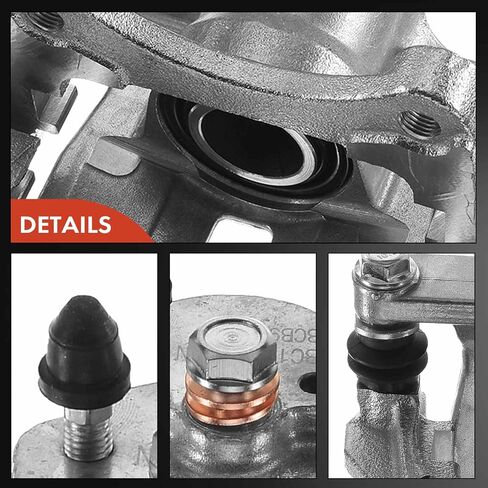A-Premium Disc Brake Caliper Assembly with Bracket Compatible with Select Toyota Models - Highlander 2008 2009 2010 2011 2012 2013 - Rear Driver and Passenger Side, 2-PC Set in Saudi Arabia