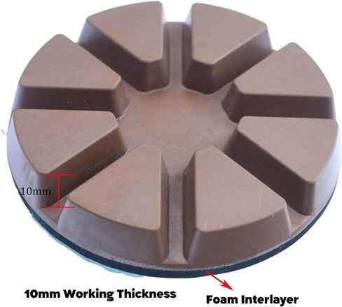 3 inch Copper Bond Polishing Puck for Concrete Terrazzo Floor, Set of 3 Grit 30, 3" Copper Resin Hybrid Bond Polishing Pad for Concrete Floor Grinding Machine in Saudi Arabia