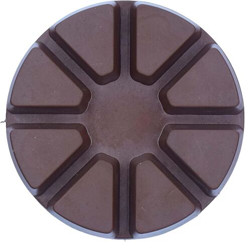 3 inch Copper Bond Polishing Puck for Concrete Terrazzo Floor, Set of 3 Grit 30, 3" Copper Resin Hybrid Bond Polishing Pad for Concrete Floor Grinding Machine in Saudi Arabia
