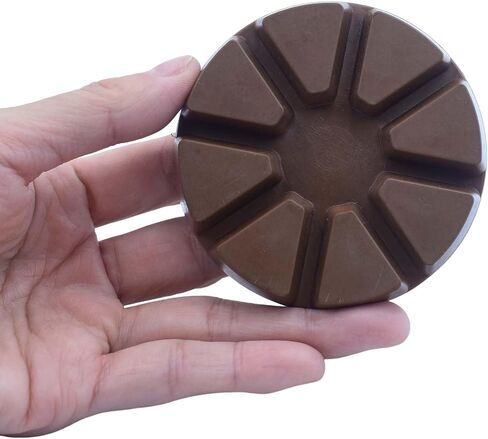 3 inch Copper Bond Polishing Puck for Concrete Terrazzo Floor, Set of 3 Grit 30, 3" Copper Resin Hybrid Bond Polishing Pad for Concrete Floor Grinding Machine in Saudi Arabia