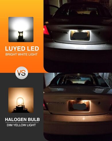 LUYED 10 X Super Bright 7020&3030 10-EX شرائح Canbus W5W 194 168 2825 مصابيح Led، زينون أبيض in Kuwait