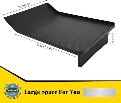Car Eating Food Table Tray, Center Console Organizer for Tesla Model 3 and Y Accessories 2023, Food Tray Table for Eating, Anti-Slide Car Tray Organizer with Stability for Autopilot Road Trips in Saudi Arabia