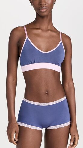 طقم حمالة صدر تي شيرت للسيدات Stripe & Stare ومجموعة محب in Kuwait