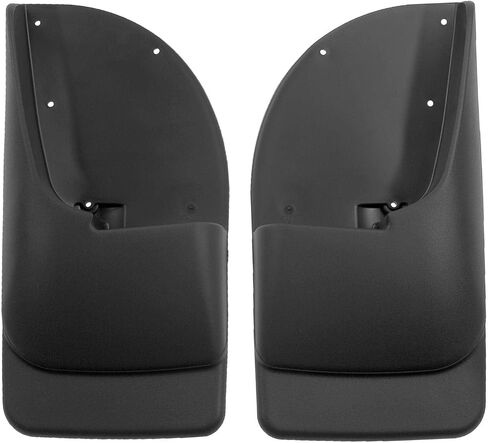 Husky Liners - Front Mud Guards | 2003 - 2010 Ford F-250/F-350 Super Duty w/ OE Fender Flares, Front Set - Black, 2 Pc | 56511 in Saudi Arabia