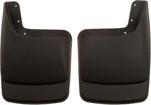 Husky Liners - Front Mud Guards | 2003 - 2010 Ford F-250/F-350 Super Duty w/ OE Fender Flares, Front Set - Black, 2 Pc | 56511 in Saudi Arabia