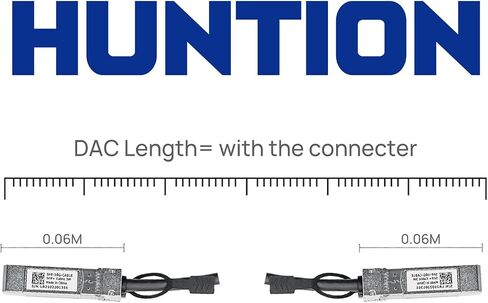 SFP+ DAC Twinax Cable - SFP Patch Cable,10GBASE-CU Passive Direct Attach Copper SFP Cable for Cisco SFP-H10GB-CU2M,Ubiquiti UniFi UC-DAC-SFP+,Meraki,Fortinet,D-Link,5-Meter(16ft) in Saudi Arabia