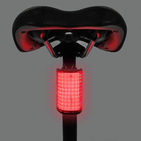 أضواء الدراجة الخلفية COB قابلة لإعادة الشحن أحمر LED 270 لومن 6 أوضاع الإضاءة دراجة السلامة ركوب الليل IPX4 ضد الماء نوع C in Kuwait