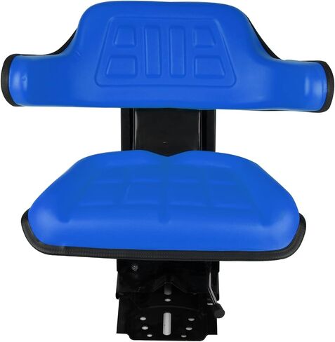 Blue Universal Adjustable Tractor Suspension Seat with Tilt Wrap-around Style Fits for Ford/New Holland Tractor 3900 3930 3910 5000 5100 5600 5610 5900 5910 Shock Absorption Alloy Steel PVC in Saudi Arabia