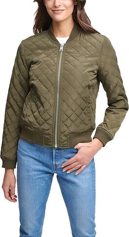 Levi's Women's Diamond Quilted Bomber Jacket (Regular & Plus Size) in Saudi Arabia