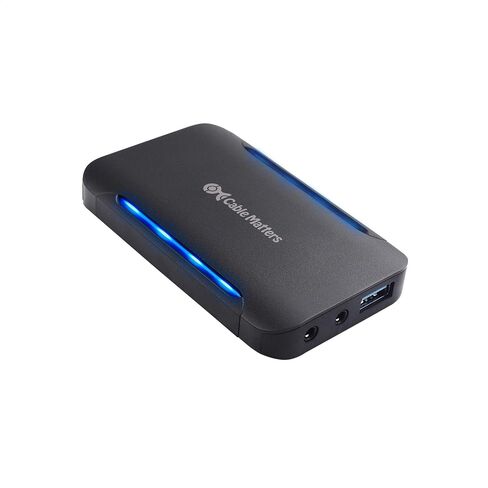 بطاقة التقاط فيديو عالية الدقة من Cable Matters (بطاقة التقاط USB 3.0 إلى HDMI) - متوافقة مع Playstation 5، وXbox Series X، وPlaystation 4، وXbox One، وDSLR، وكاميرا الفيديو، والمزيد - لأجهزة الكمبيوتر USB-A وUSB-C in Kuwait