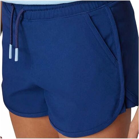 Eddie Bauer Youth Girl's 2 Pack UPF 30 Quick-Dry Lined Active Shorts in Saudi Arabia