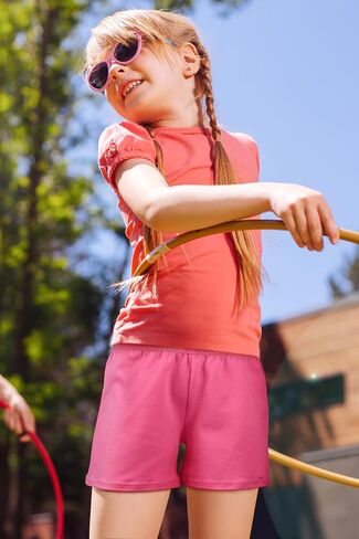 ريسينتا 6 قطع من شورتات الدراجات القطنية للفتيات، شورتات صيفية للرقص والجري، شورتات رياضية لعجلة العجلة، شورتات أمان لتحت الفساتين in Kuwait