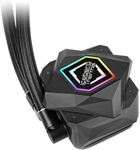 Iceberg Thermal IceFLOE Oasis 360mm AIO CPU Liquid Cooler - Close-Loop ARGB Gen 2 Water Cooler - 3 PWM RGB Case Fans - LGA 1700 / AM5 Ready in Saudi Arabia