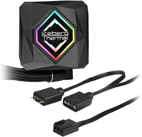 Iceberg Thermal IceFLOE Oasis 360mm AIO CPU Liquid Cooler - Close-Loop ARGB Gen 2 Water Cooler - 3 PWM RGB Case Fans - LGA 1700 / AM5 Ready in Saudi Arabia