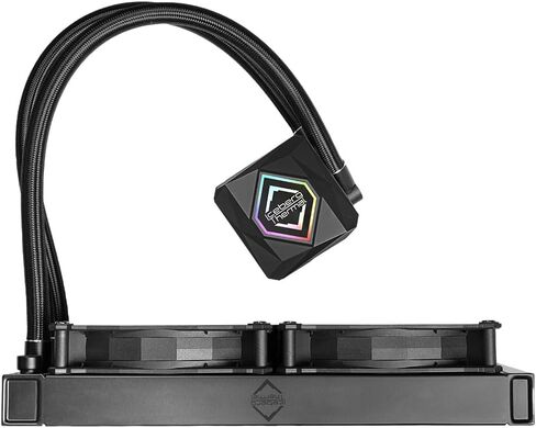 Iceberg Thermal IceFLOE Oasis 360mm AIO CPU Liquid Cooler - Close-Loop ARGB Gen 2 Water Cooler - 3 PWM RGB Case Fans - LGA 1700 / AM5 Ready in Saudi Arabia