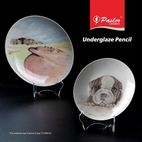 أقلام رصاص Pasler® Underglaze للحساء أو الأواني الخضراء أو الفخار - عبوة من قطعة واحدة باللون الأسود in Saudi Arabia