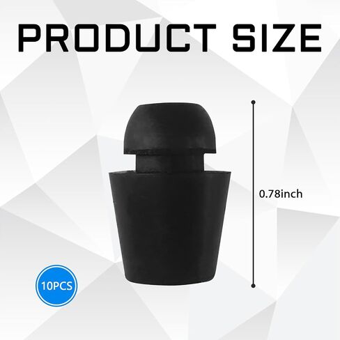 UZZH 10 PCS Car Door Shock Absorber, Rubber Auto Door Bumpers Stopper Soundproof Set, Front Rear Door Buffer Protector Pad Dampers, Vehicle Accessories Guard Cushion for Cars Trucks and SUVs in Saudi Arabia