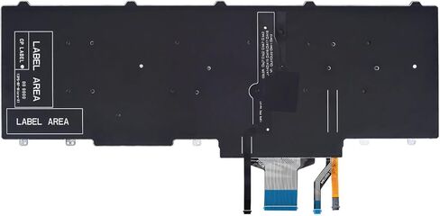 لوحة مفاتيح بديلة بإضاءة خلفية لجهاز Dell Latitude E5550 E5570 E5580 E5590 E5591 5550 5570 5580 5590 5591، الدقة 3510 3520 7510 7520 7710 7720 سلسلة كمبيوتر محمول مع مؤشر تخطيط الولايات المتحدة in Kuwait