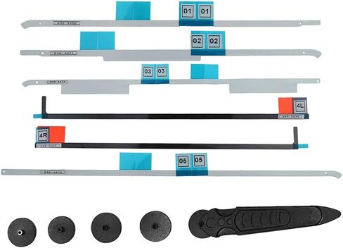Willhom Replacement for iMac 21.5" A1418 LCD Display Adhesive Strips Tape + Opening Wheel Handle LCD Screen Removal Tools Kit (076-1437 076-1416, 076-1422) (Late 2012-Retina 4K Late 2015) in Saudi Arabia
