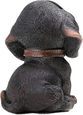 Puppy Dog Glasses Holder Stand Eyeglass Stand - Home Office Decorative Glasses Accessories (White Black) in Kuwait